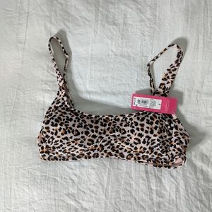 SOLD Xhilaration Leopard Bikini Top NWT